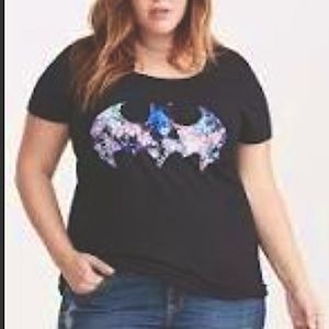 Torrid Batman floral t shirt